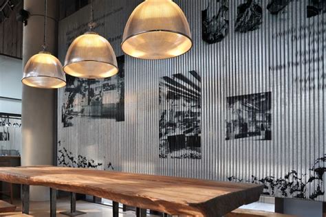 corrugated metal wall panels interior